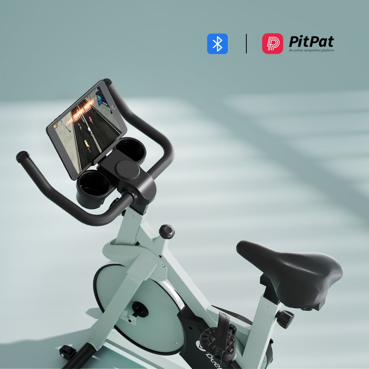 Magnetische Hometrainer met Comfortabele Rugleuning & Tablethouder – Verstelbare Indoor Fiets voor Thuisfitness